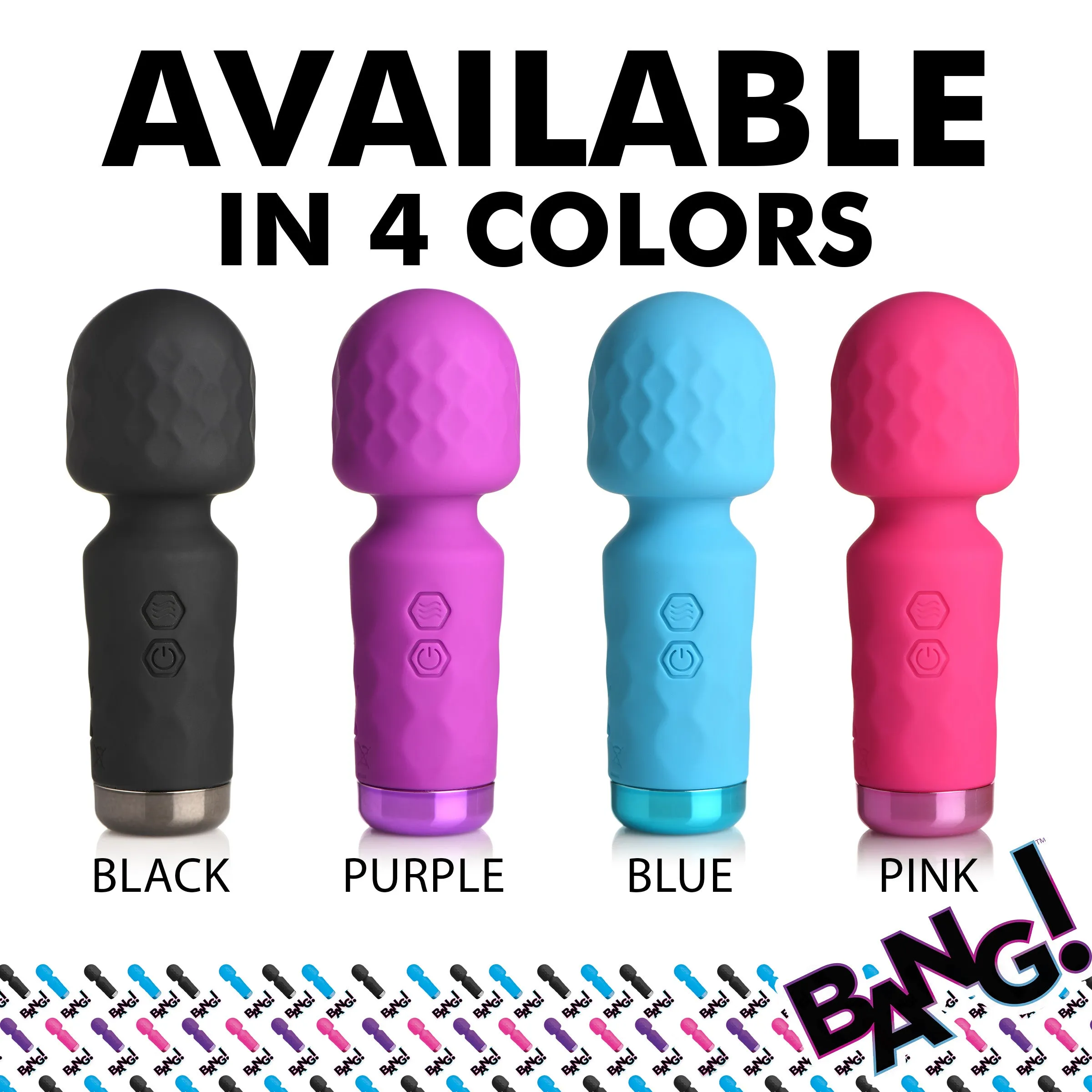 10X Mini Silicone Wand - Pink