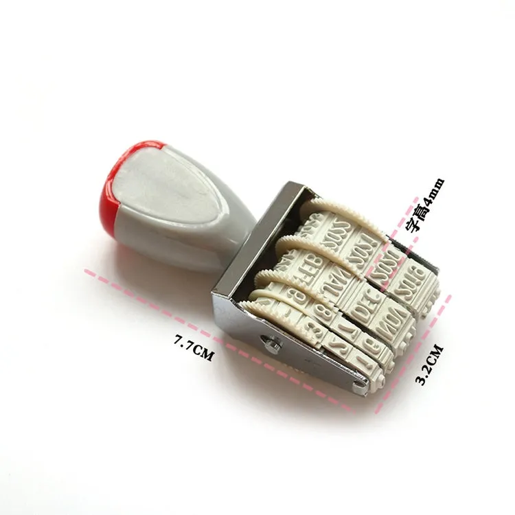 Adjustable Date Rolling Stamp