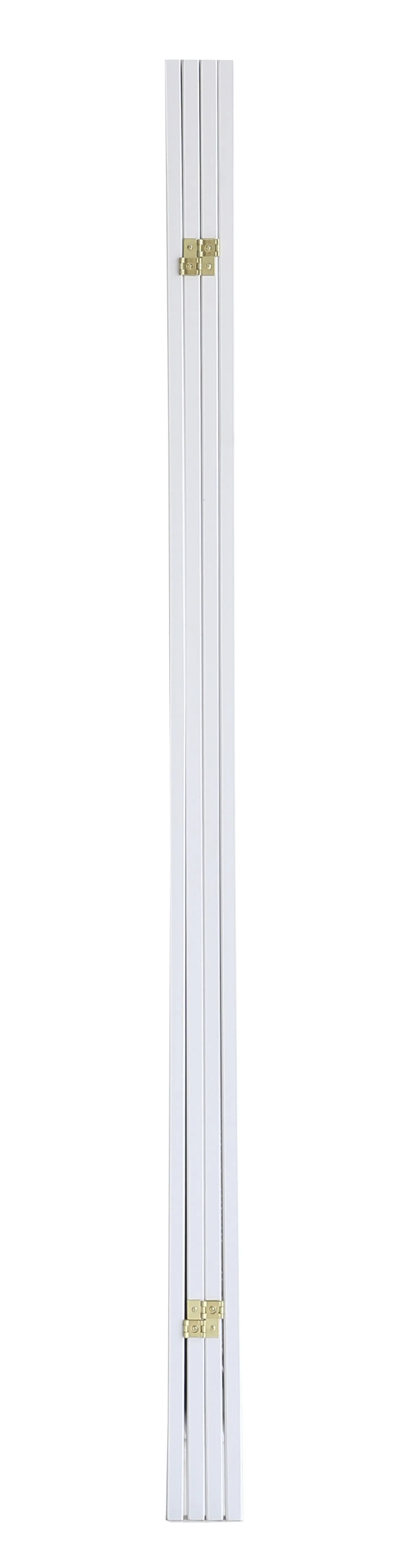 AFT-Woven Wooden Room Divider and Folding Privacy Screen 4 Panel Foldable 2209-4 White