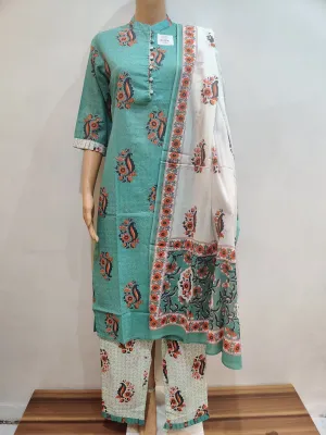 Anise Hyssop Kurta pant with dupatta set