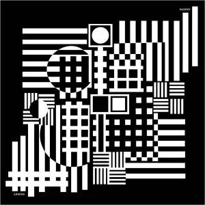 Armine Designer Black and White Silk Scarf