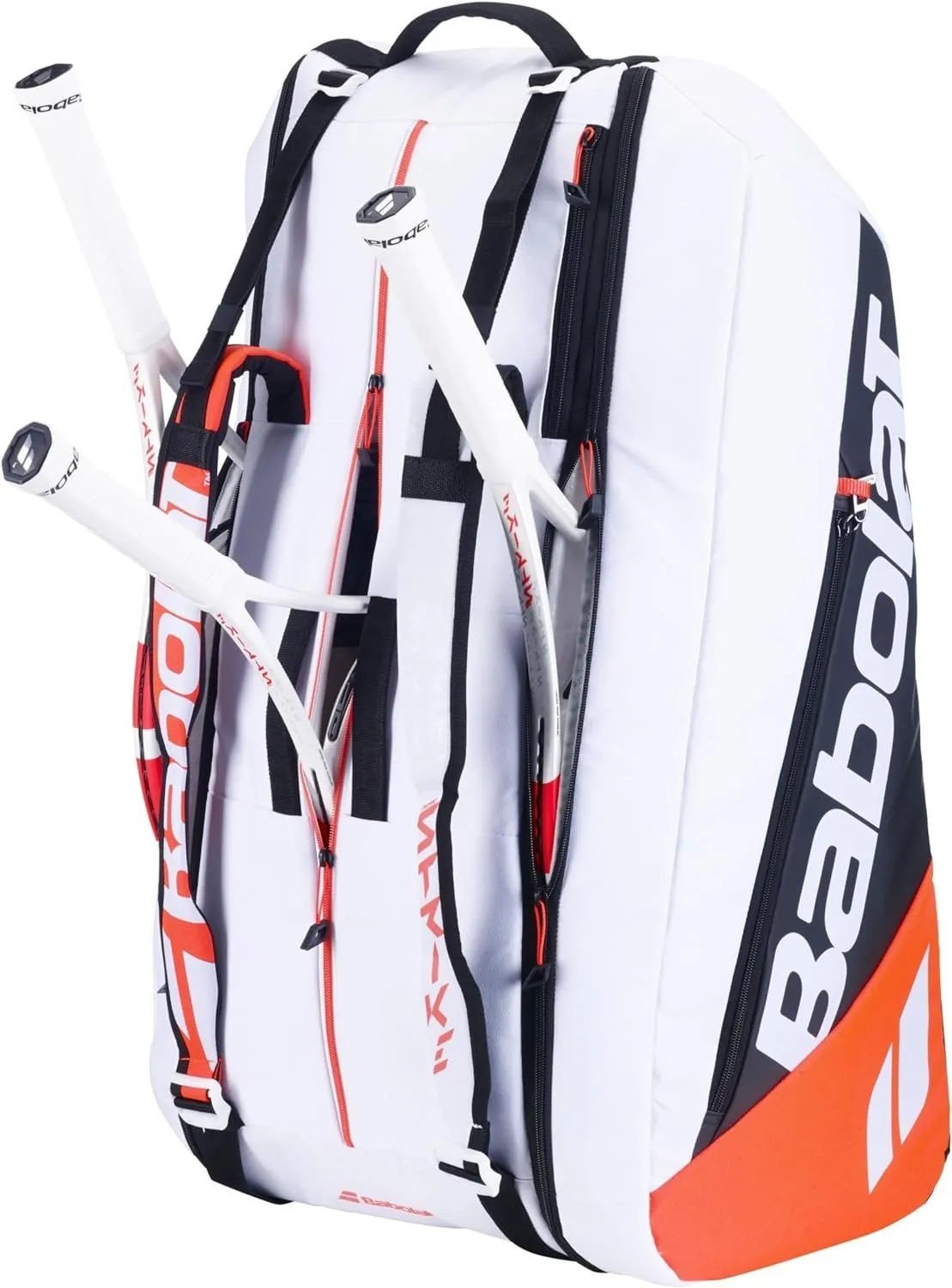 Babolat Pure Strike 4th Gen Racquet Holder x12 Tennis Bag (White/Red)