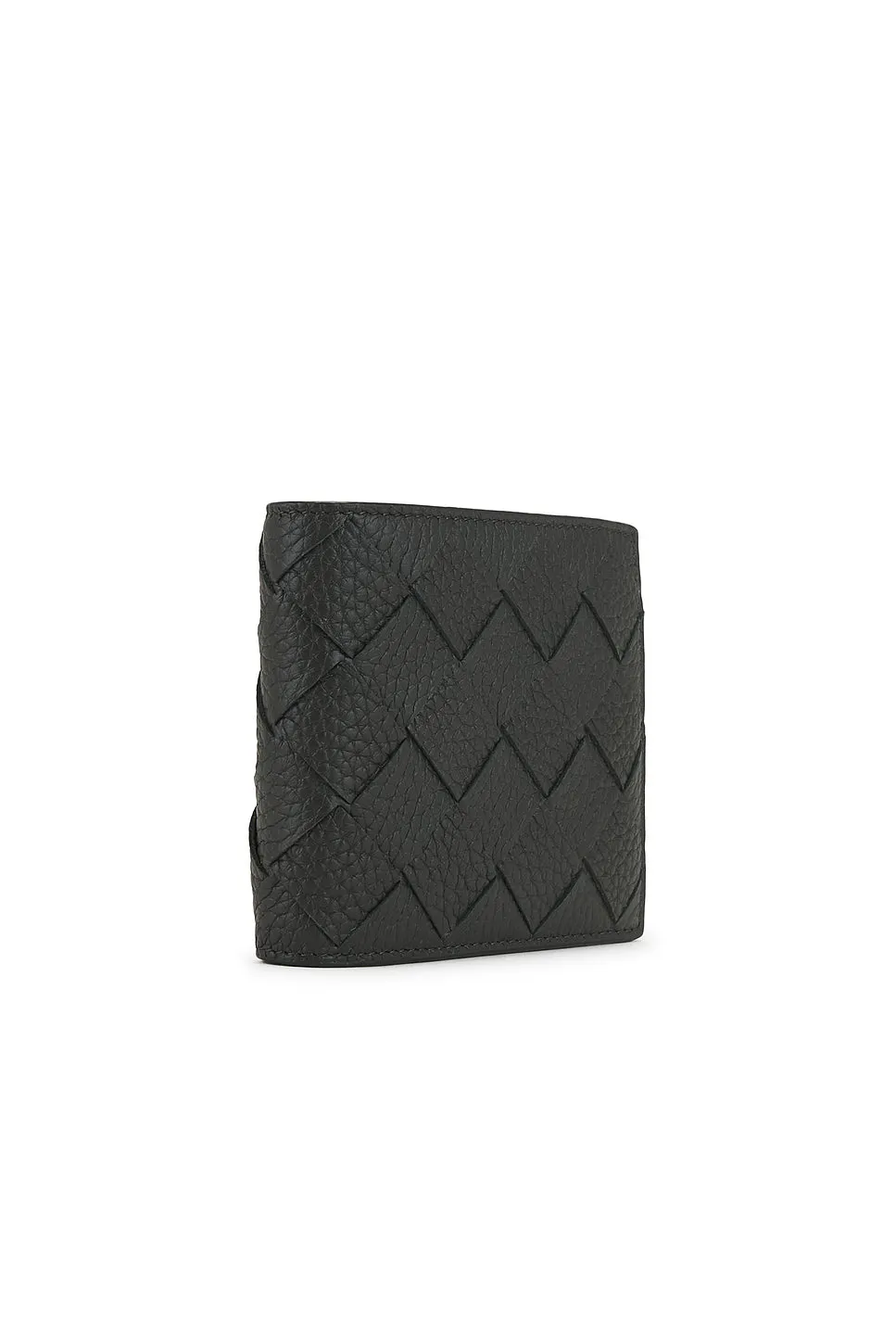 Bi-fold Wallet With Coin Purse Intrecciato 20 Taurillon