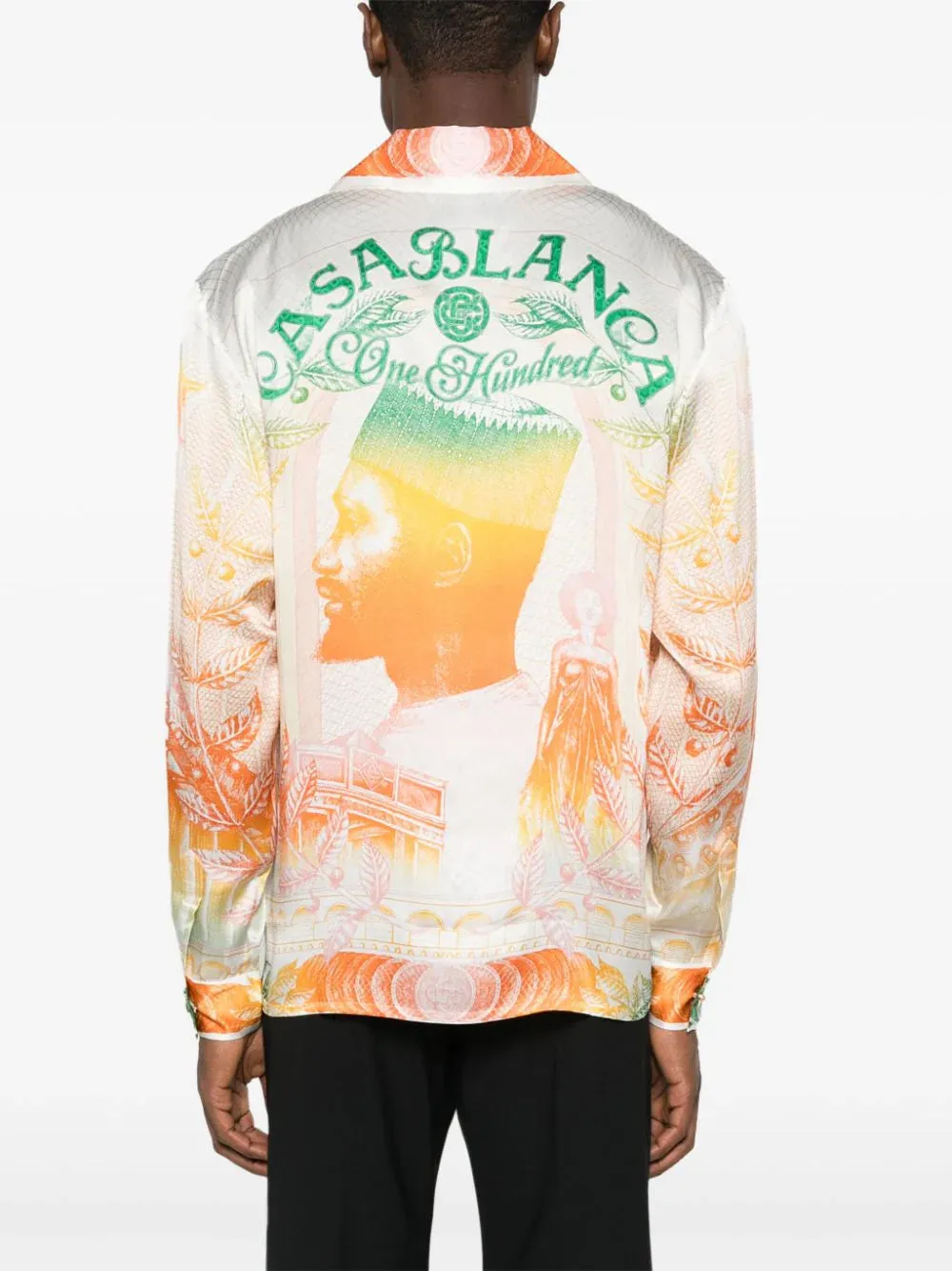 CASABLANCA - Cuban La Monnaie Collar Long Sleeve Shirt