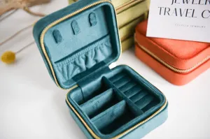 Cecelia Jewellery Travel Case - Teal