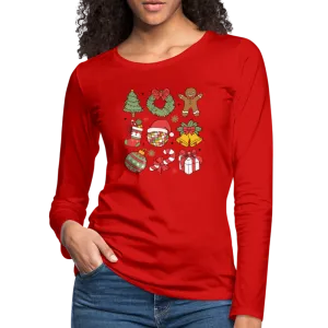 Christmas Holiday Season Women's Premium Long Sleeve T-Shirt