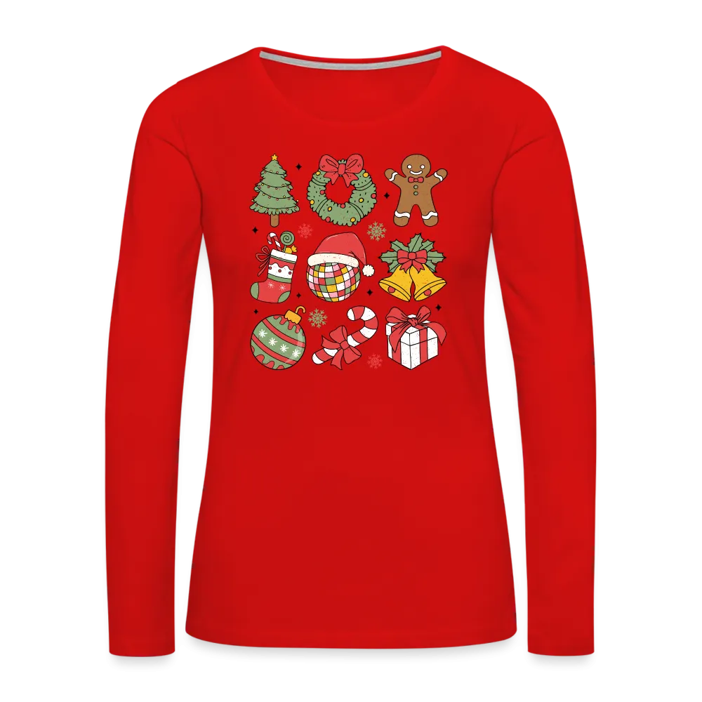 Christmas Holiday Season Women's Premium Long Sleeve T-Shirt
