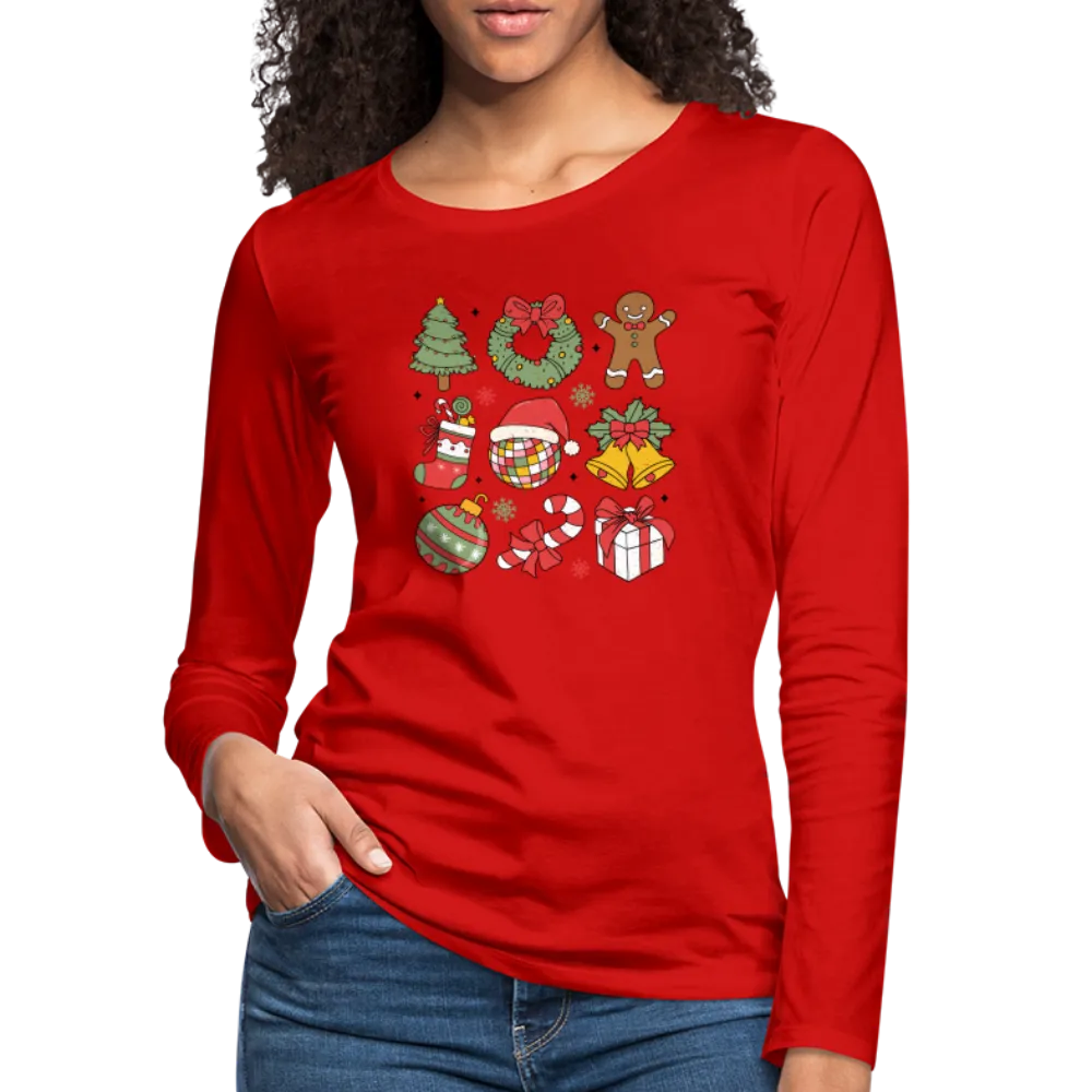 Christmas Holiday Season Women's Premium Long Sleeve T-Shirt
