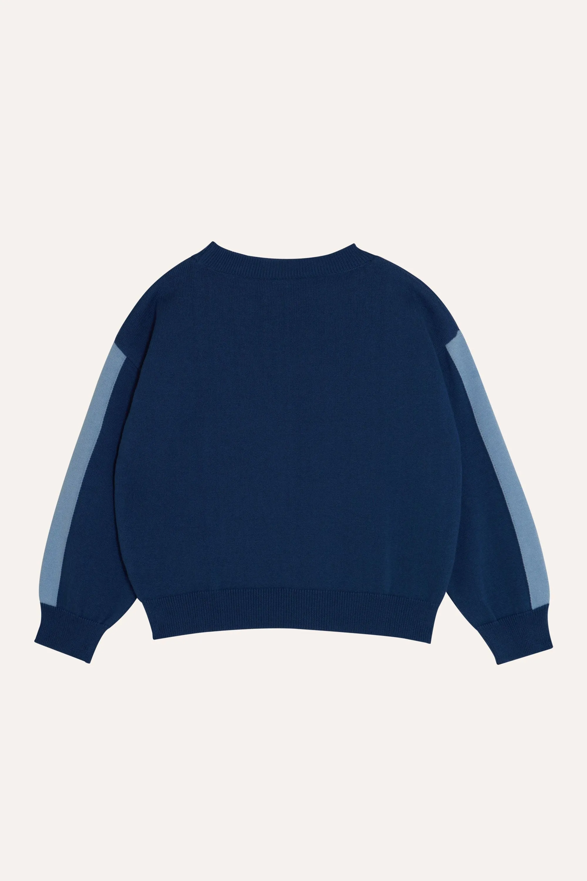 Color Block Sweater in Blue