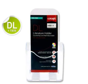 CONCEPT DL LITERATURE HOLDER SIGNLE TIER