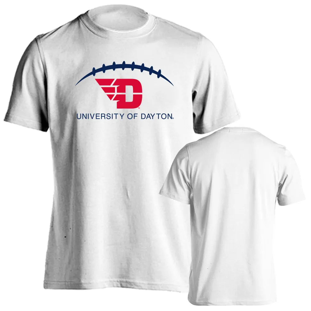 Dayton Flyers University of Dayton Laces Out Football Short Sleeve T-Shirt