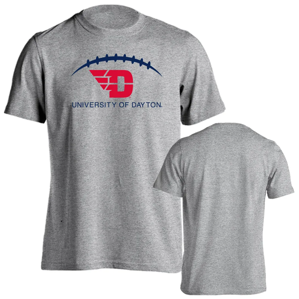 Dayton Flyers University of Dayton Laces Out Football Short Sleeve T-Shirt