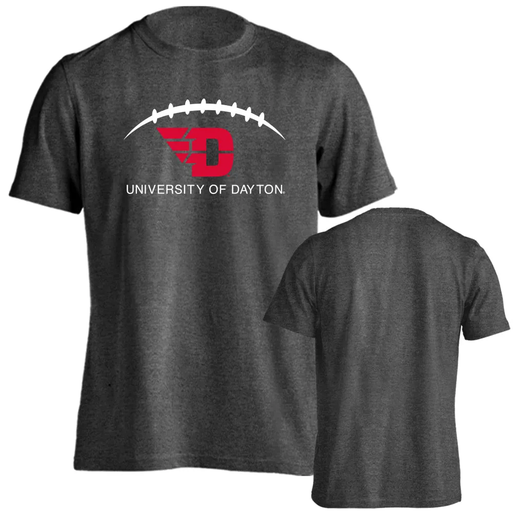Dayton Flyers University of Dayton Laces Out Football Short Sleeve T-Shirt