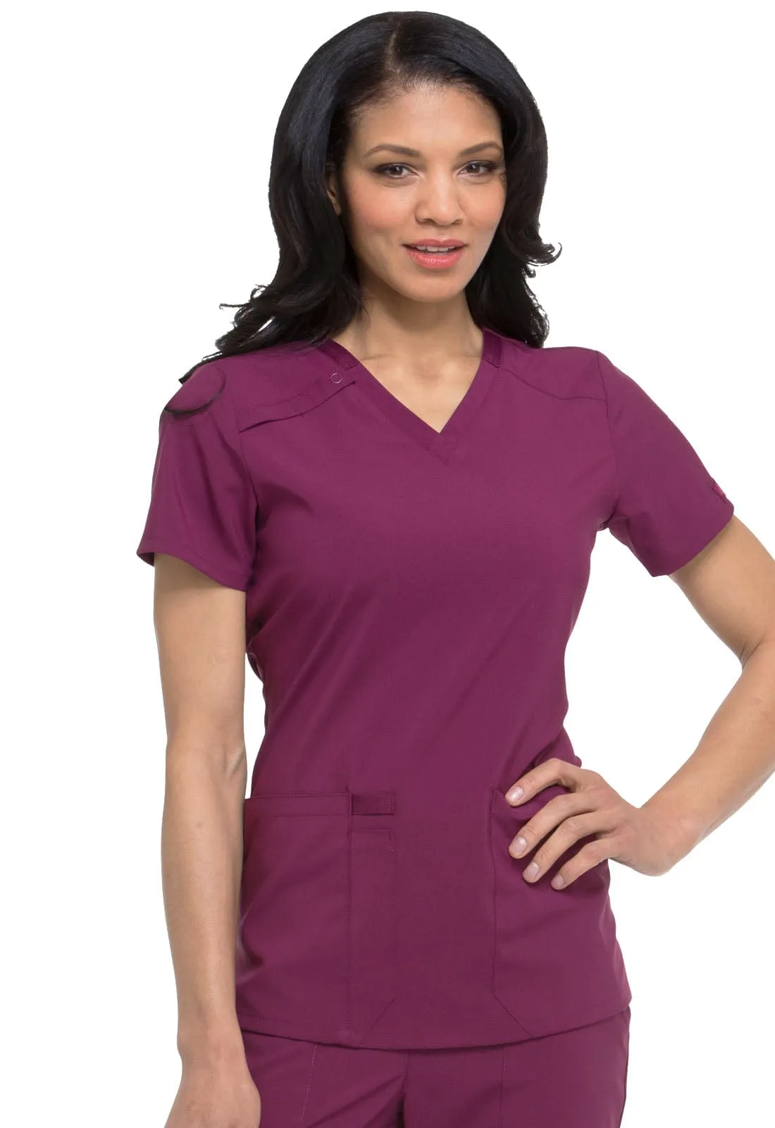 EDS Essentials Dickies  V-Neck Scrub Top DK615