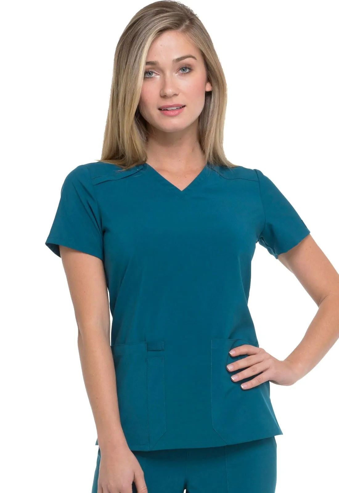 EDS Essentials Dickies  V-Neck Scrub Top DK615