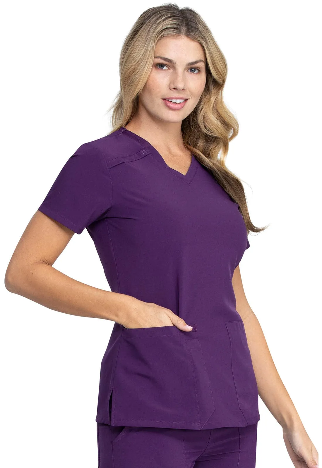 EDS Essentials Dickies  V-Neck Scrub Top DK615