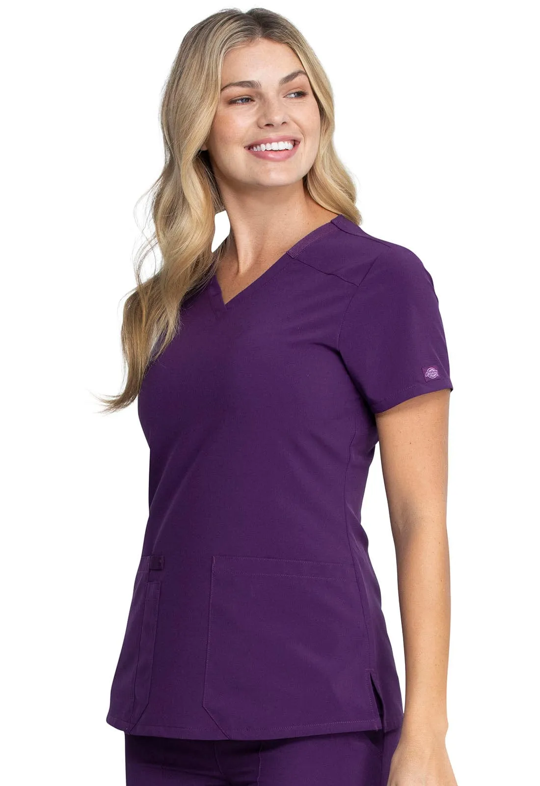EDS Essentials Dickies  V-Neck Scrub Top DK615