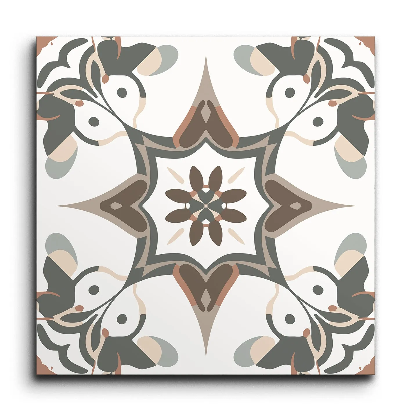 Encaustic Starweave of Timeless Elegance
