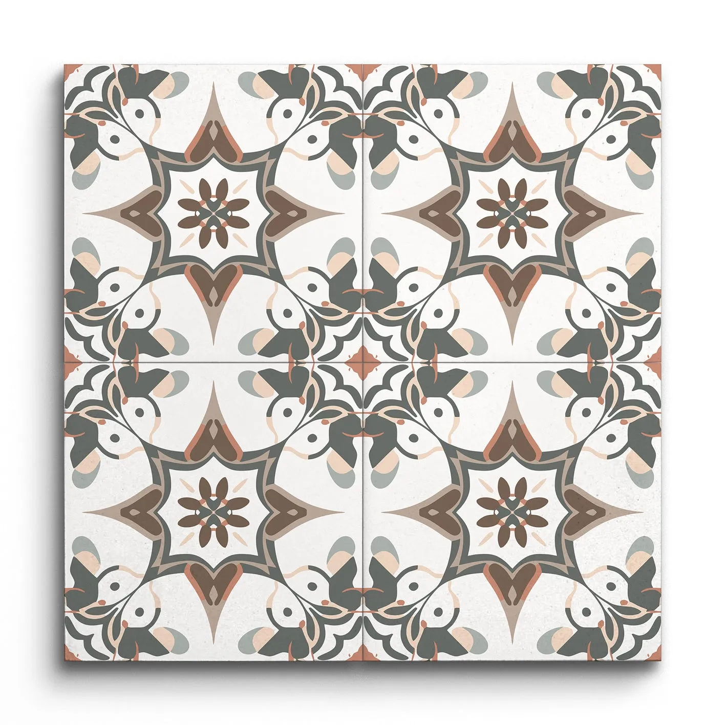 Encaustic Starweave of Timeless Elegance