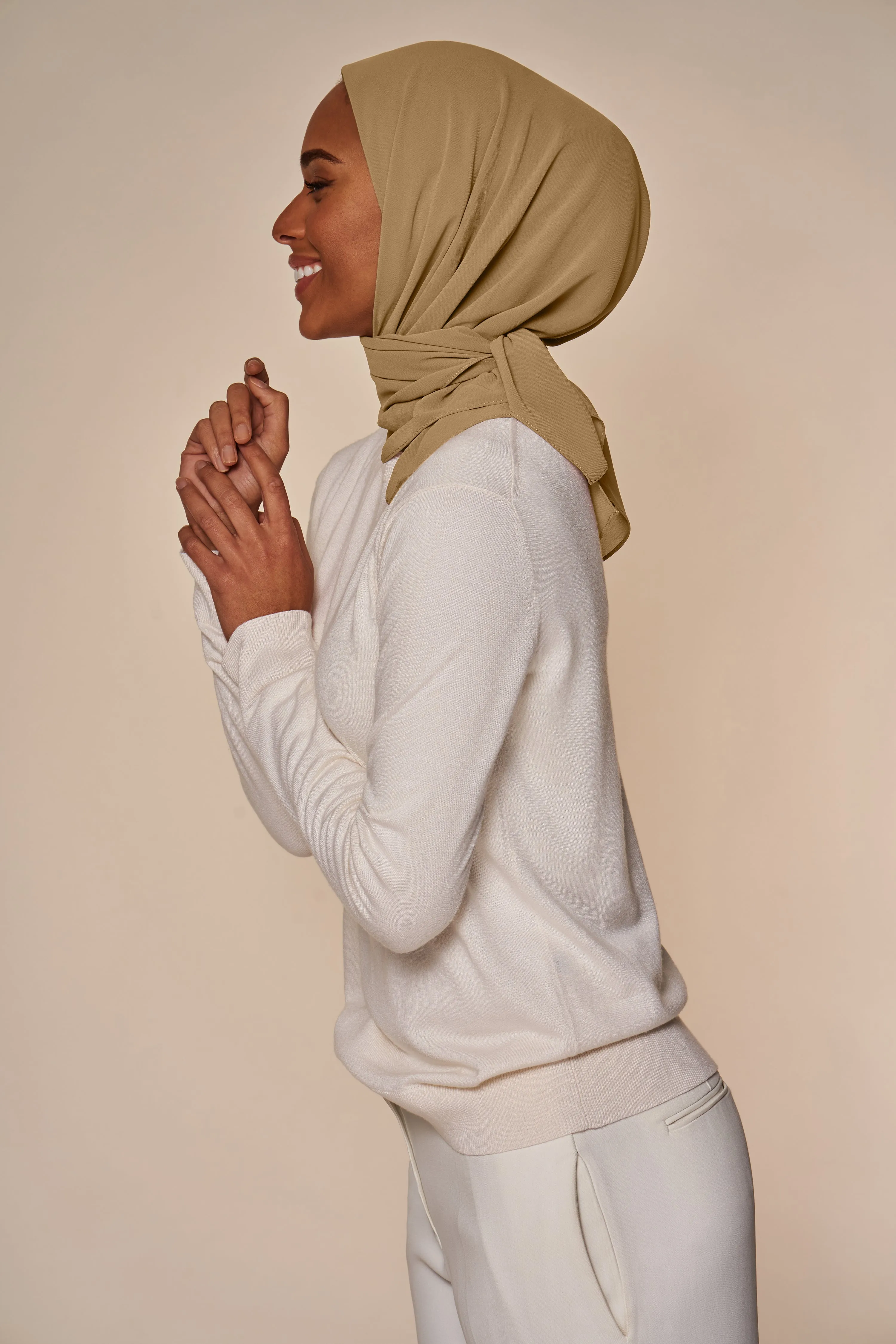 Everyday Chiffon Hijab - Camel