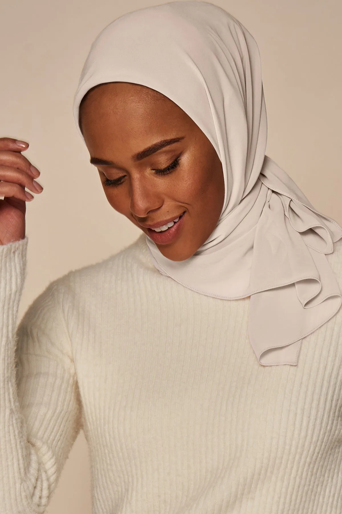 Everyday Chiffon Hijab - Pearl