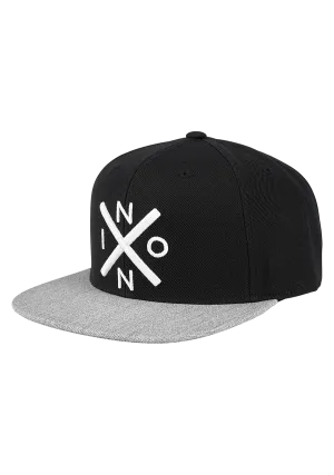 Exchange Snapback Hat - Black / Heather Gray