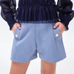 Faux Suede Shorts