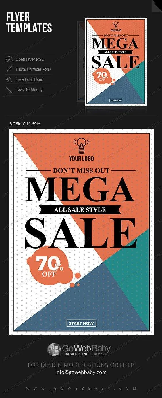 Flyer - All sale style for website marketing