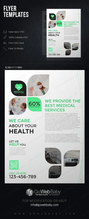 Flyer Templates -Healthcare For Website Marketing