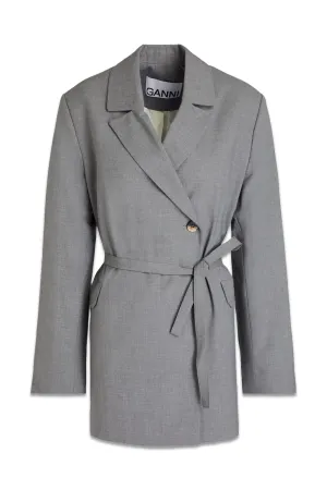 Grey Twill Blazer