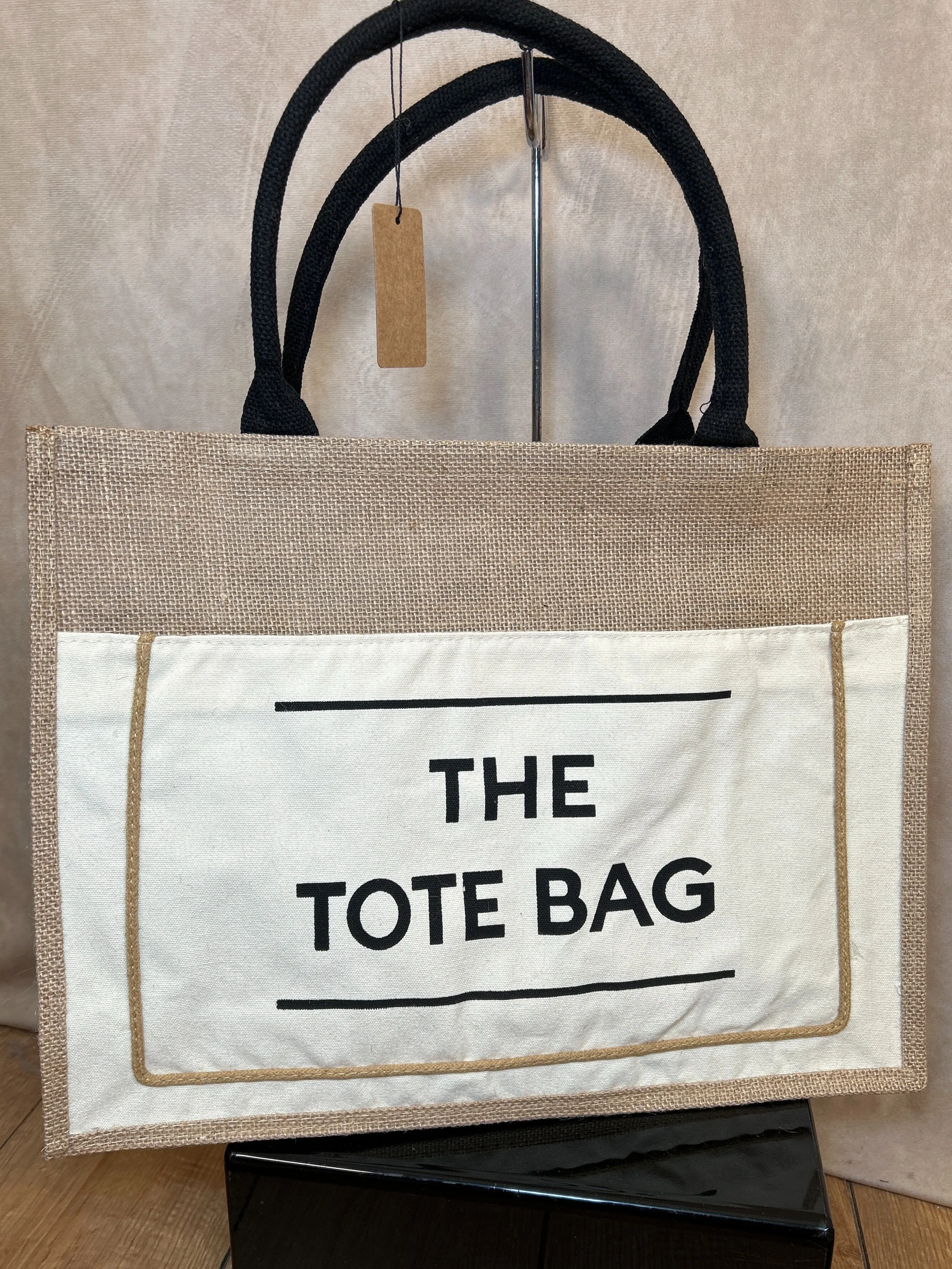 Hessian Tote, Bohemian and RIVE Bag