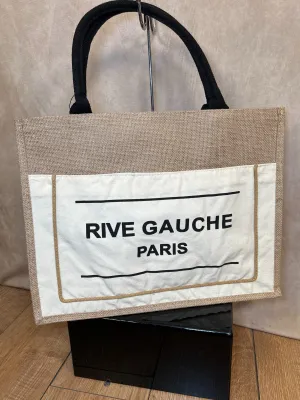 Hessian Tote, Bohemian and RIVE Bag