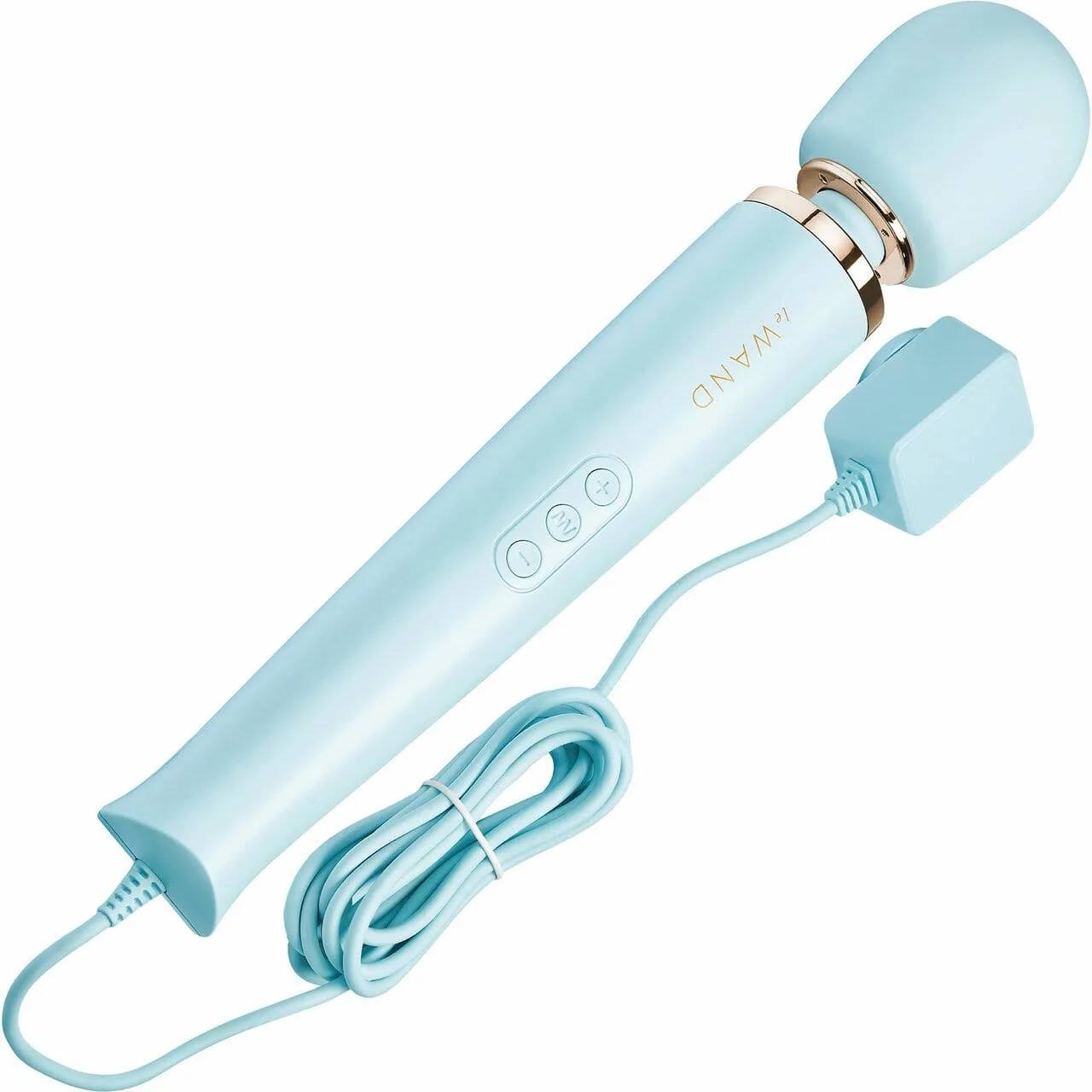 LE WAND - Powerful Plug-In Vibrating Wand Massager - Sky Blue