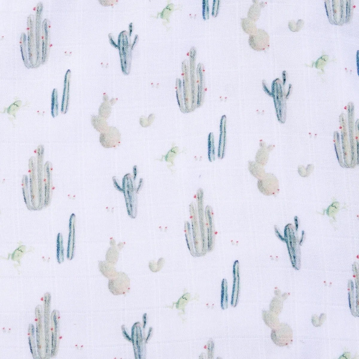 Little Crevette Hooded Towel Cactus