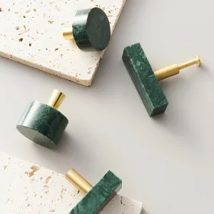 MARMER Solid Marble & Brass T-bar