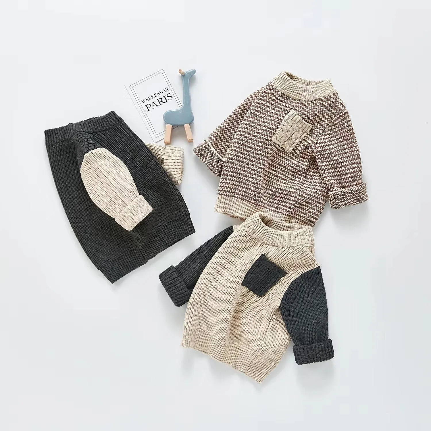 Marty Pocket Color Block Sweater