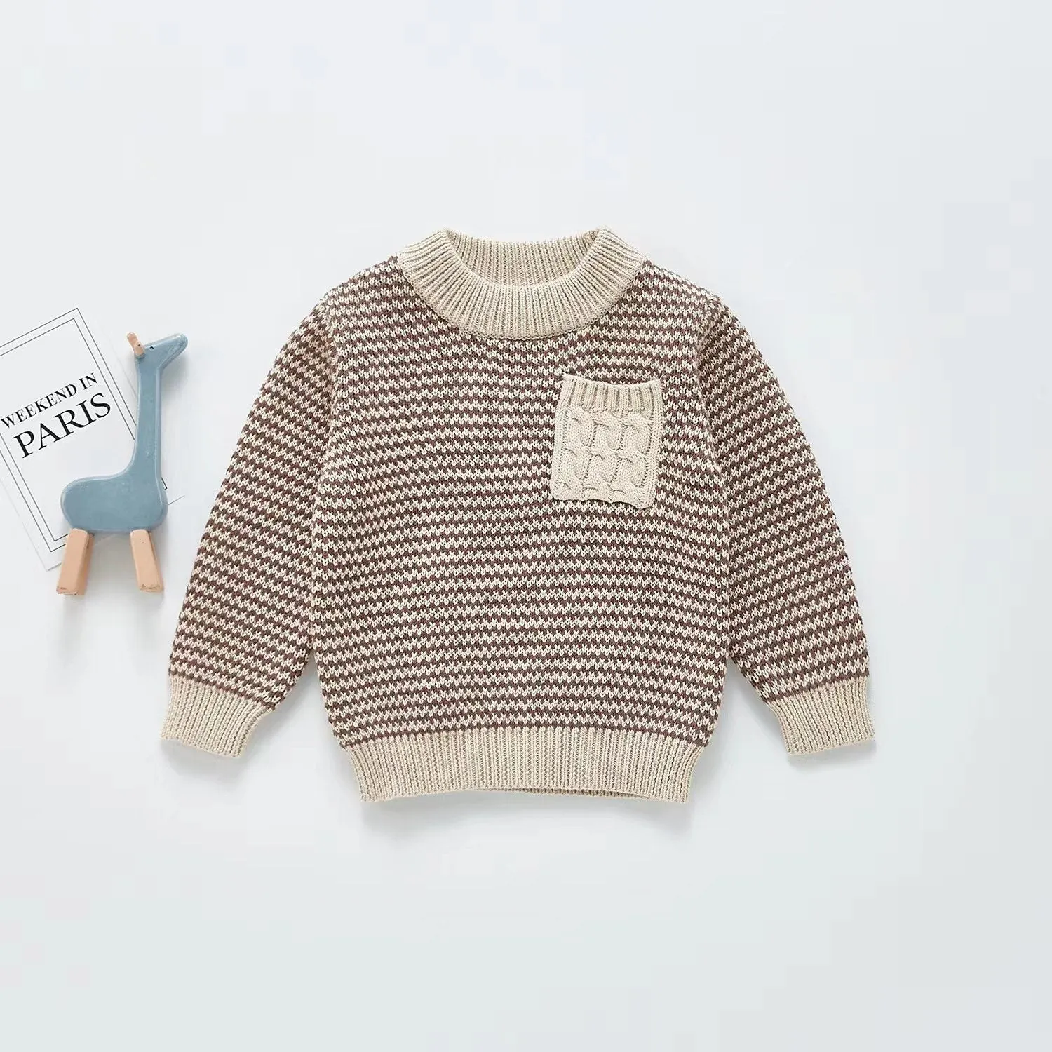 Marty Pocket Color Block Sweater