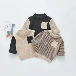 Marty Pocket Color Block Sweater