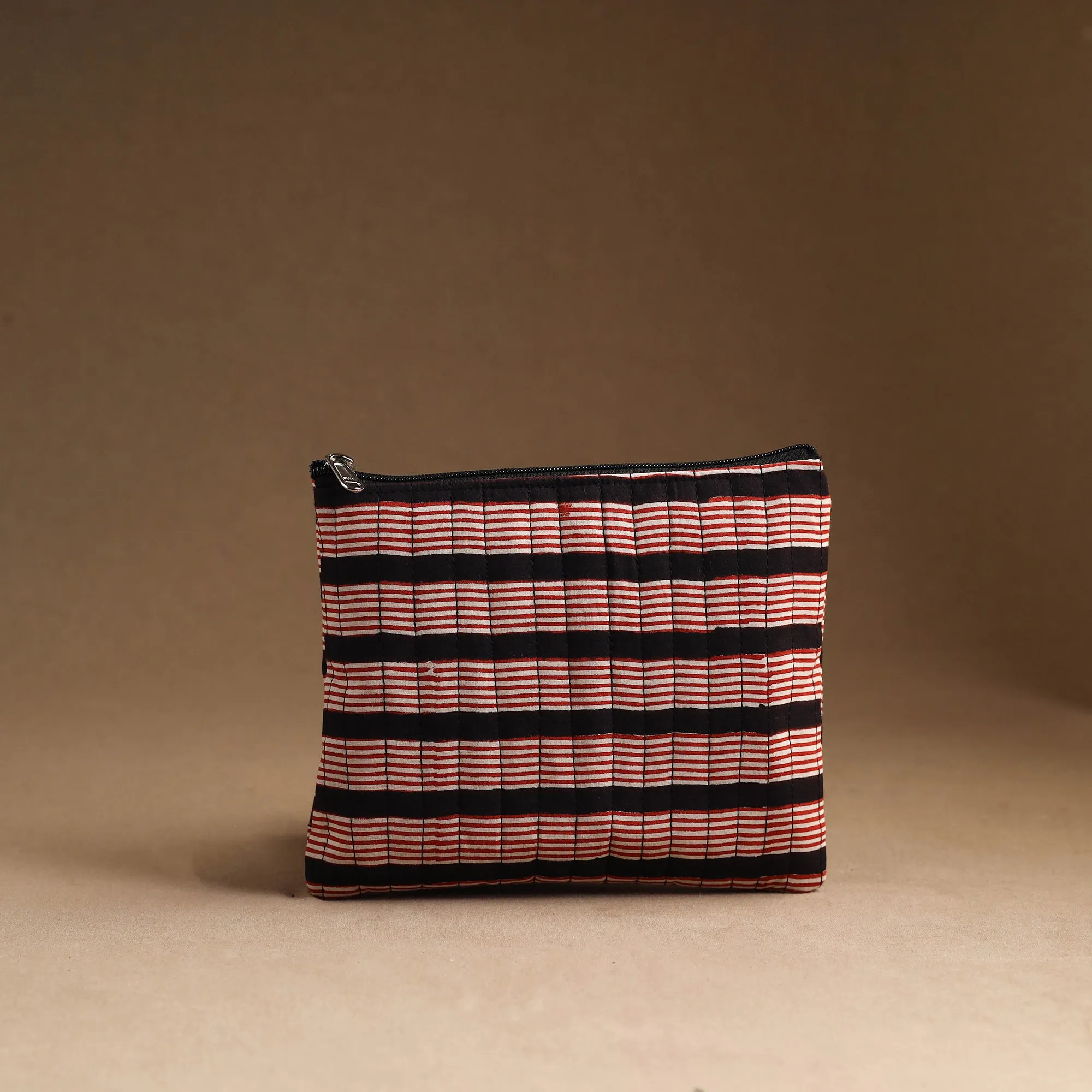 Multicolor - Set of 3 - Handmade Cotton Utility Pouches 33