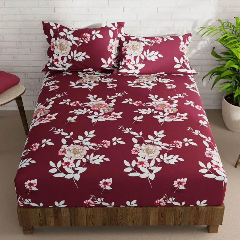 Nergis Floral Bedsheet