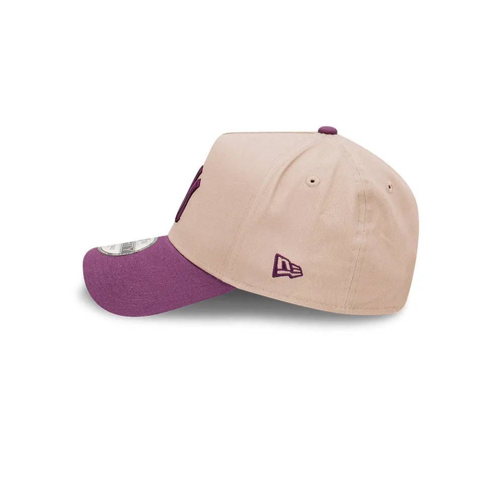 New Era 9Forty A-Frame MLB Seasonal Tonal New York Yankees Damson