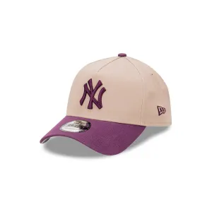 New Era 9Forty A-Frame MLB Seasonal Tonal New York Yankees Damson