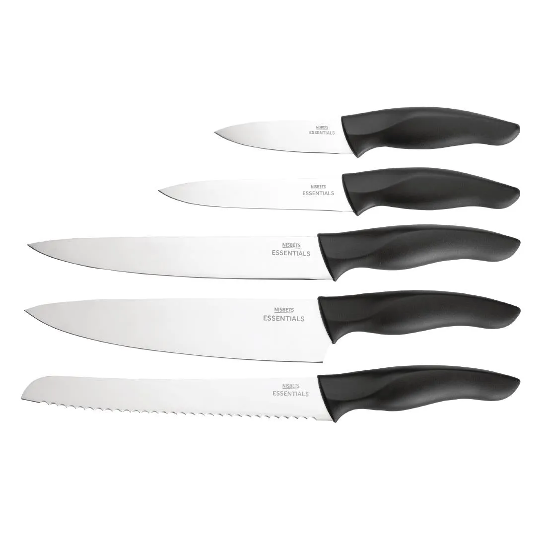 Nisbets Essentials Knife Block and Knives Set - DA083