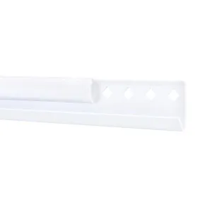 Organized Living Freedom Rail 2.25 in. H X 0.5 in. W X 60 in. L Epoxy Coated Steel Hanging Rail