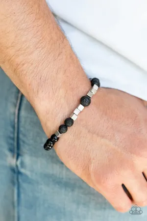 Paparazzi Bracelet ~ Lessons - Silver