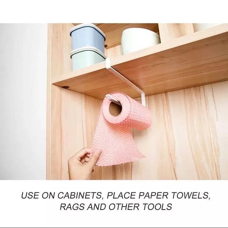 Paper Towel Holder, Paper Towel Hanger Rack, Door Hanging Organizer