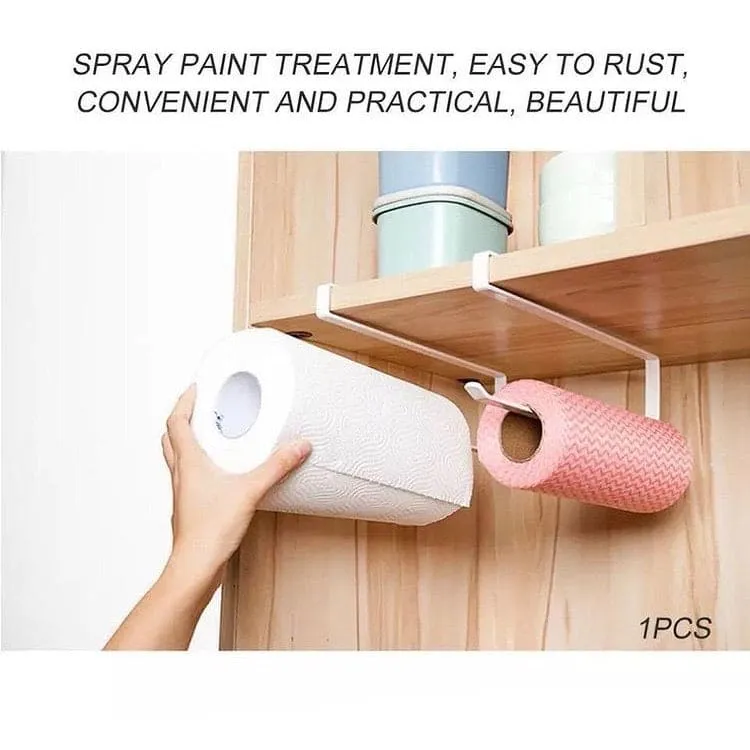 Paper Towel Holder, Paper Towel Hanger Rack, Door Hanging Organizer