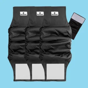 Pet Parents Washable Belly Bands 3pk L
