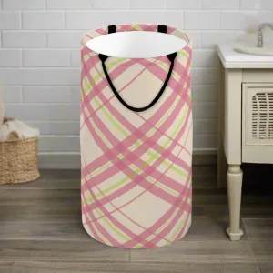 Pink & Green Fodlable Laundry Basket