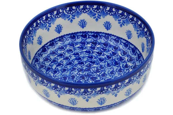 Polish Pottery 7" Bowl Timeless Elegance